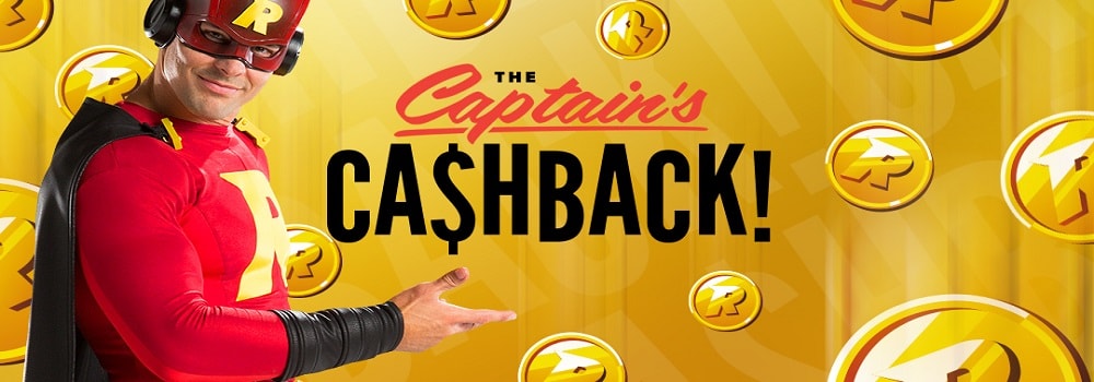 The Captain's cashback banner