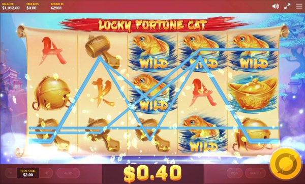 Lucky Fortune Cat slot paylines