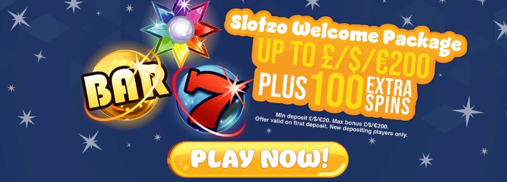 slotzo casino welcome package