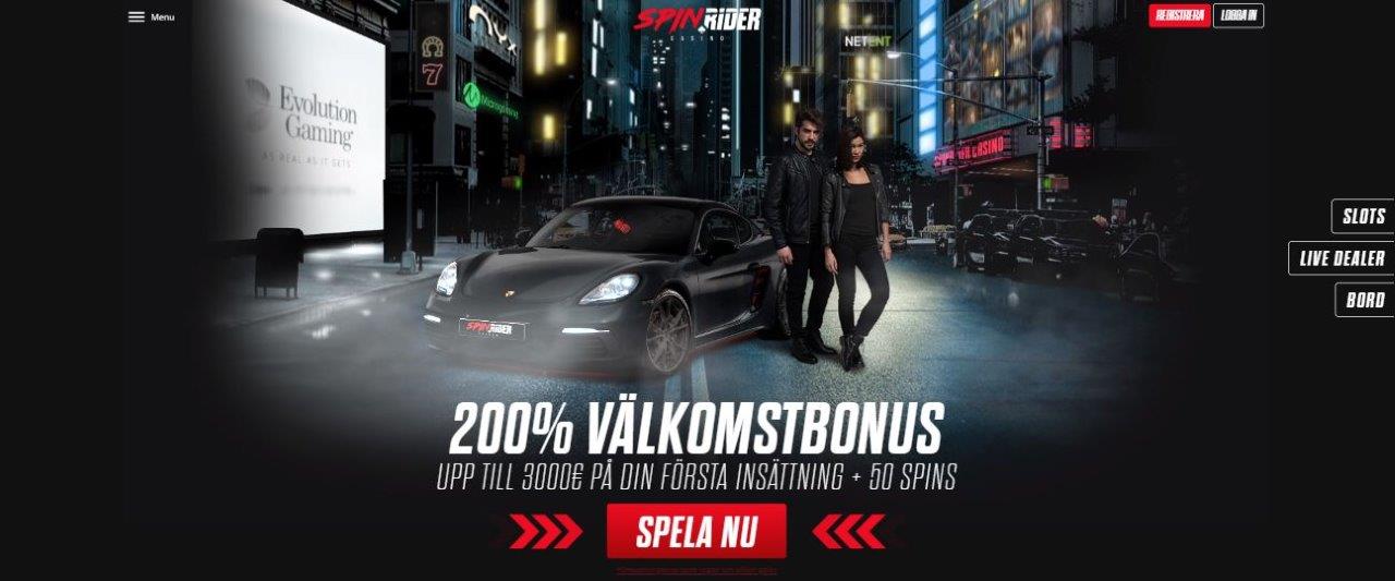 Bild på Spinriders välkomstbonus