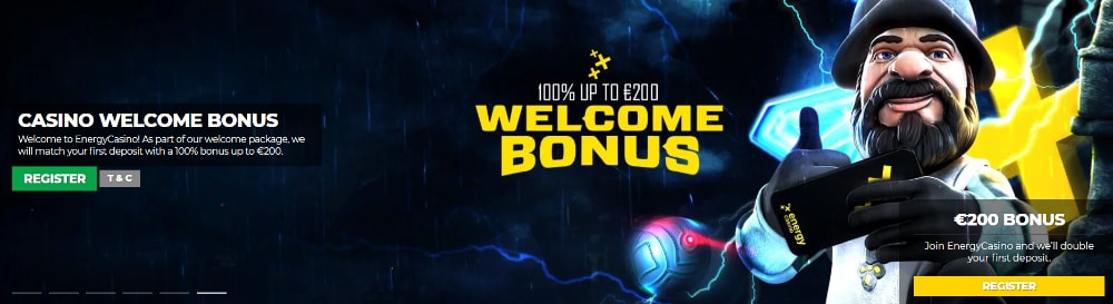 Energy Casino Welcome Bonus | CasinoTopsOnline