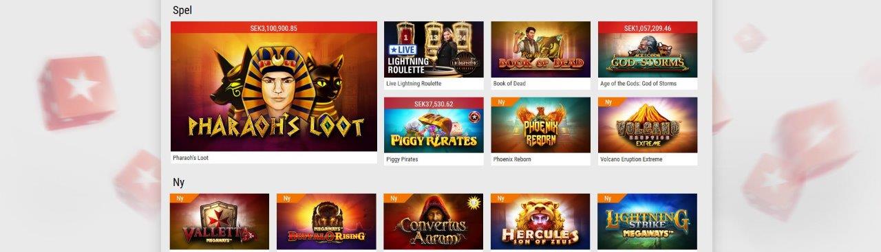 bild på pokerstars casino hemsida med spelautomater
