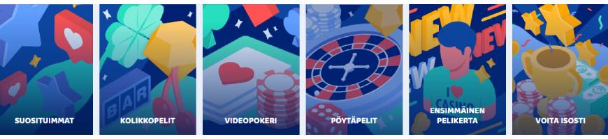 Casinobud pelisymbolit