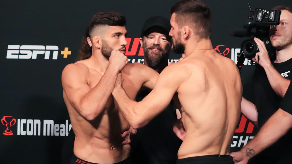 UFC Vegas 57 Tsarukyan vs Gamrot: Official Weigh-in Results