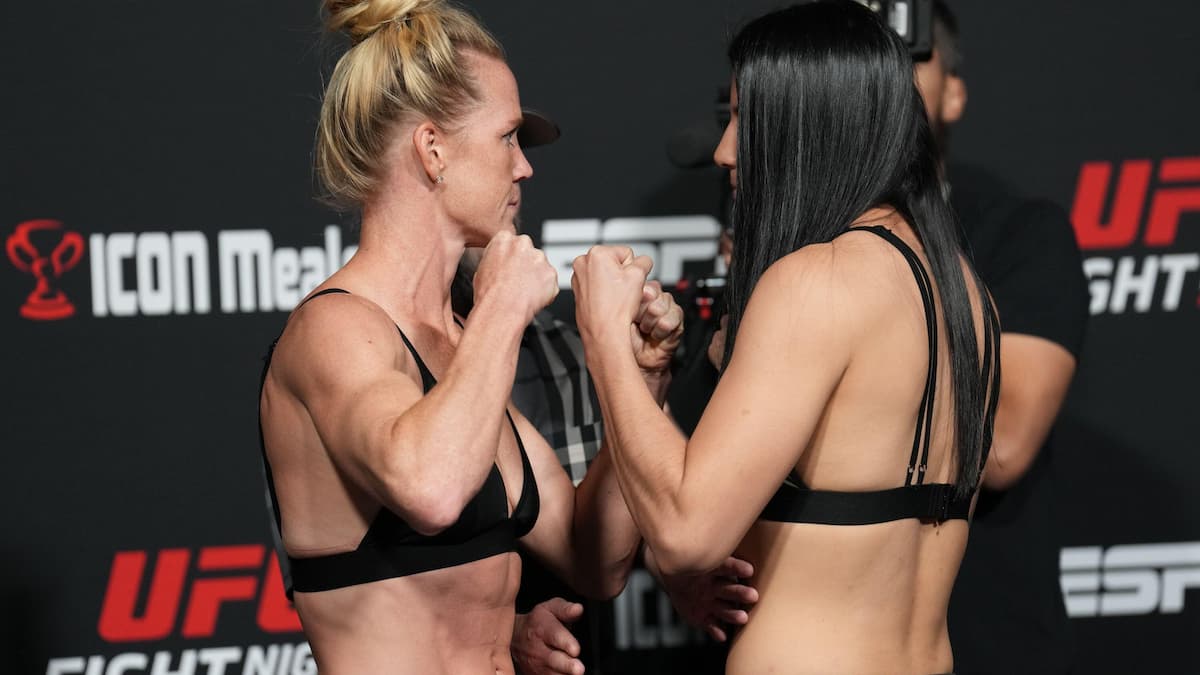 UFC Vegas 55: Holm vs Vieira Official Results