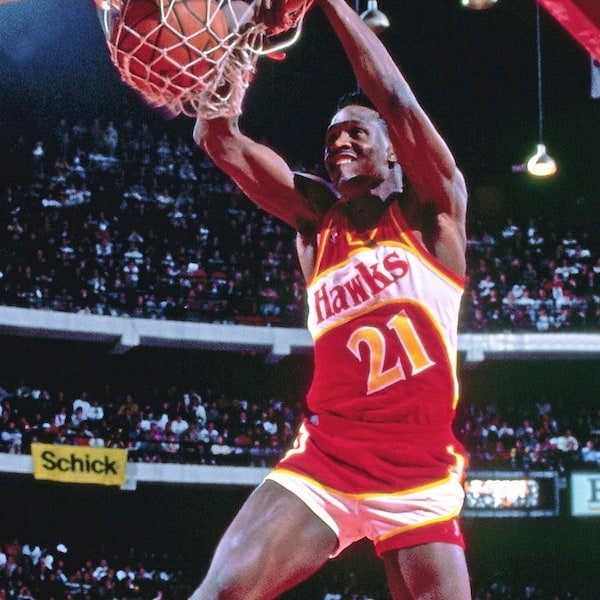 Atlanta Hawks Nique Red 1982-1992