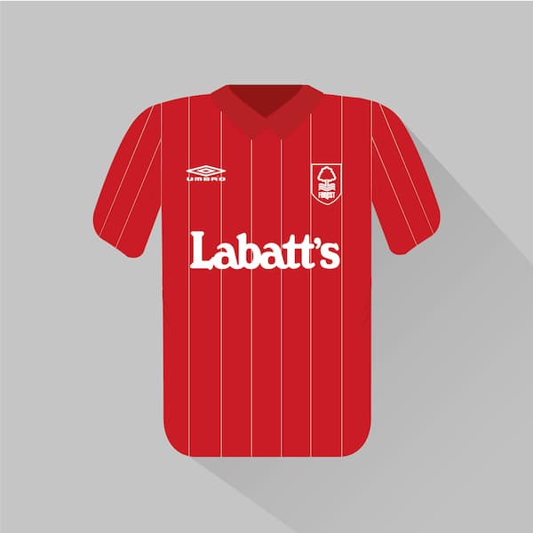 Nottingham Forest home jersey 1992-93