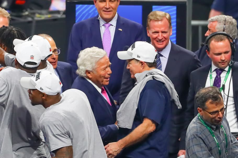 New England Patriots Owner Robert Kraft Prostitution Prop Bets and Odds