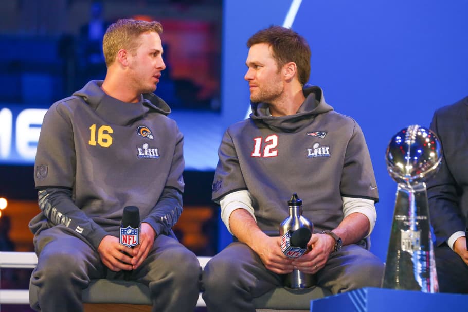 Super Bowl: Comparing Tom ‘Old Patriot’ Brady to Jared ‘Young Ram’ Goff 