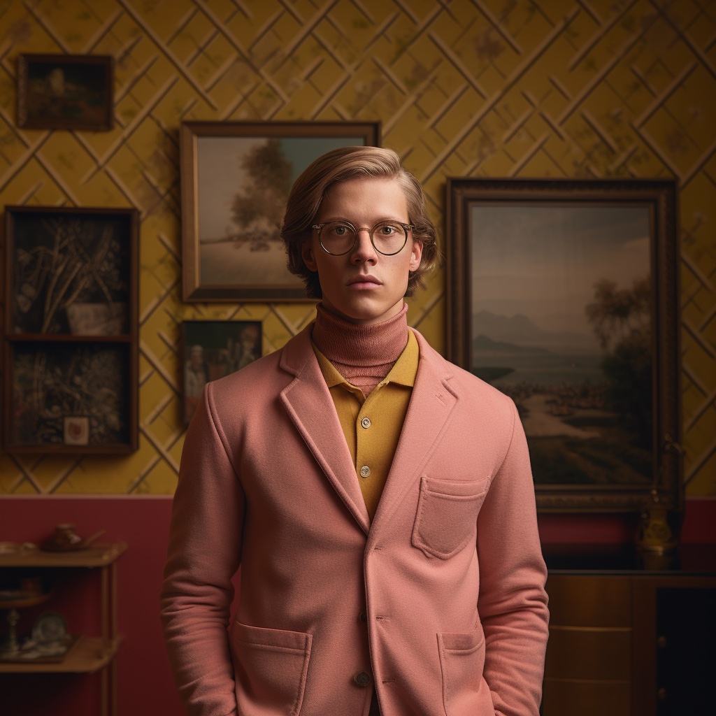 Joe Burrow starring in a Wes Anderson movie