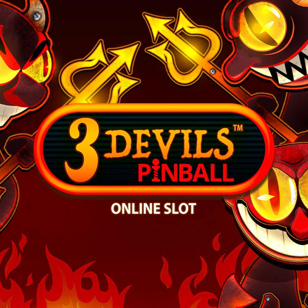 Logo image for 3 Devils Pinball Peliautomaatti Logo