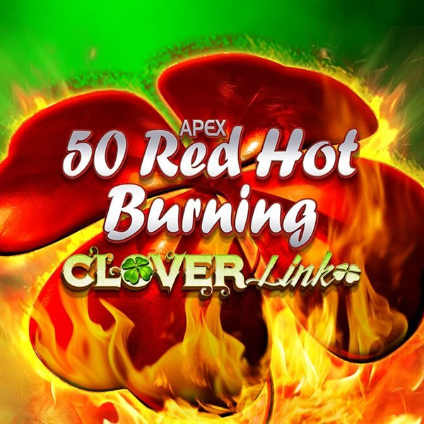 Logo image for 50 Red Hot Burning Clover Link Spelautomat Logo