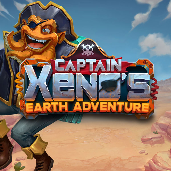 Logo image for Captain Xenos Earth Adventure Slot Logo