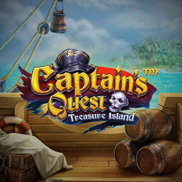 Logo image for Captains Quest Treasure Island Slot Logo
