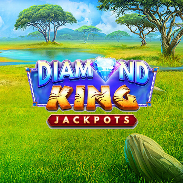 Logo image for Diamond King Jackpots Peliautomaatti Logo