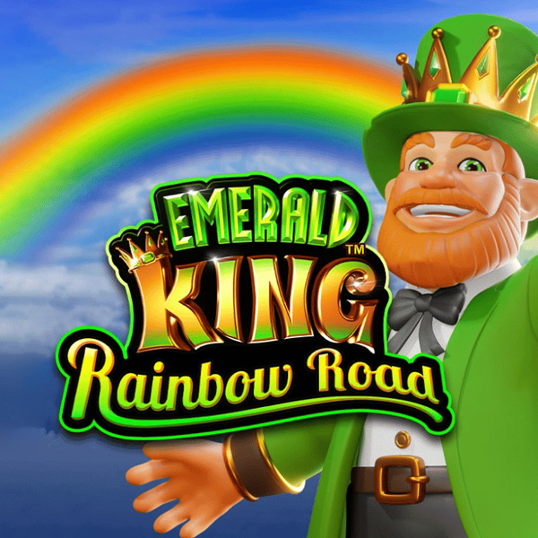 Logo image for Emerald King Rainbow Road Peliautomaatti Logo