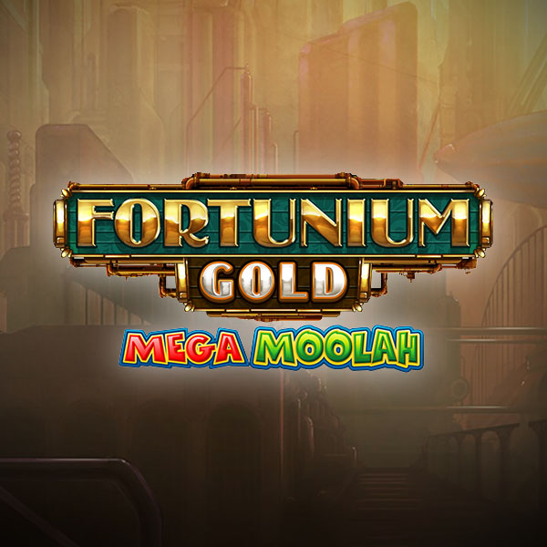 Logo image for Fortunium Gold Mega Moolah Peliautomaatti Logo