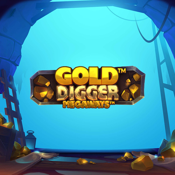 Logo image for Gold Digger Megaways Slot Logo