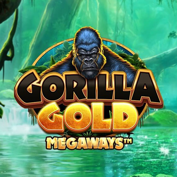 Logo image for Gorilla Gold Megaways Slot Logo