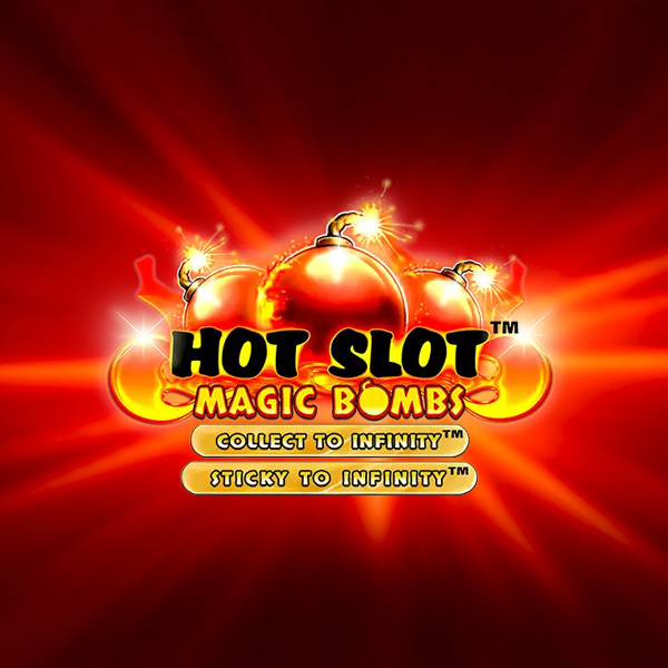 Logo image for Hot Slot Magic Bombs Slot Logo