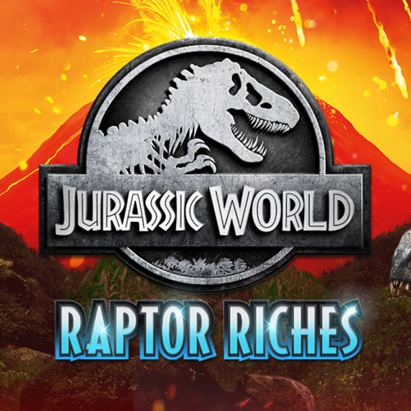 Logo image for Jurassic World Raptor Riches Spielautomat Logo