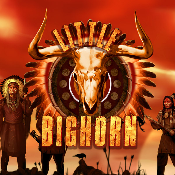 Logo image for Little Bighorn Slot Logo