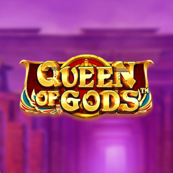 Logo image for Queen Of Gods Slot Logo