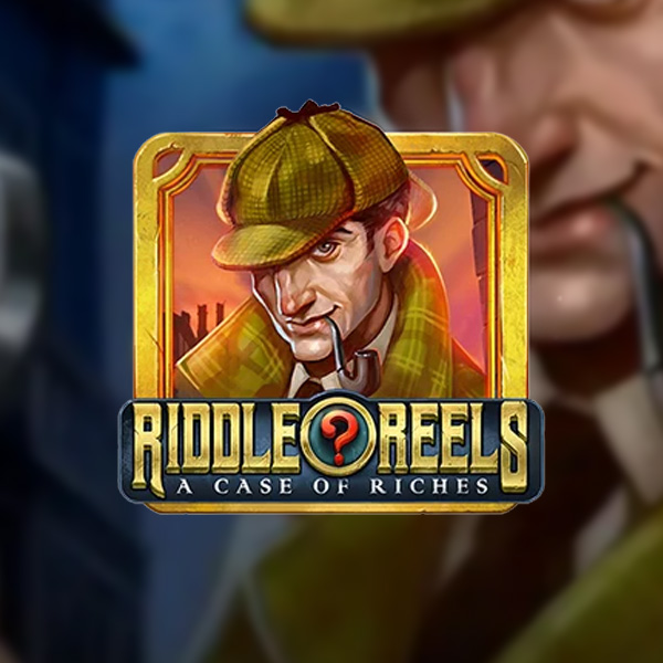 Logo image for Riddle Reels A Case Of Riches Slot Logo