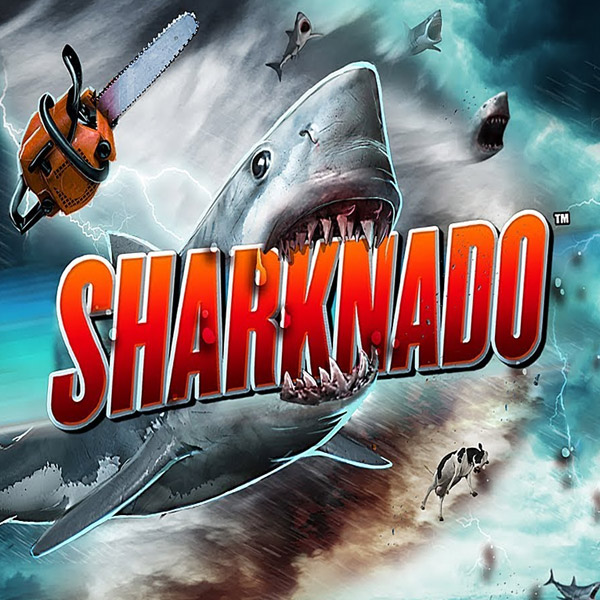 Logo image for Sharknado Slot Logo