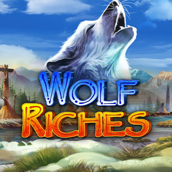 Logo image for Wolf Riches Slot Logo