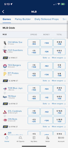 FanDuel MLB Betting