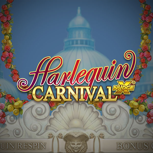 Logo image for Harlequin Carnival Xnudge Peliautomaatti Logo