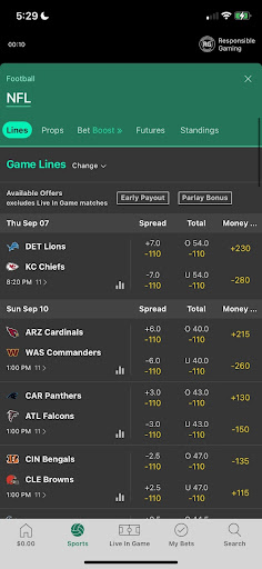 NFL bet365