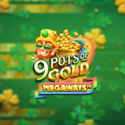 Image for 9 pots of gold megaways Slot Logo