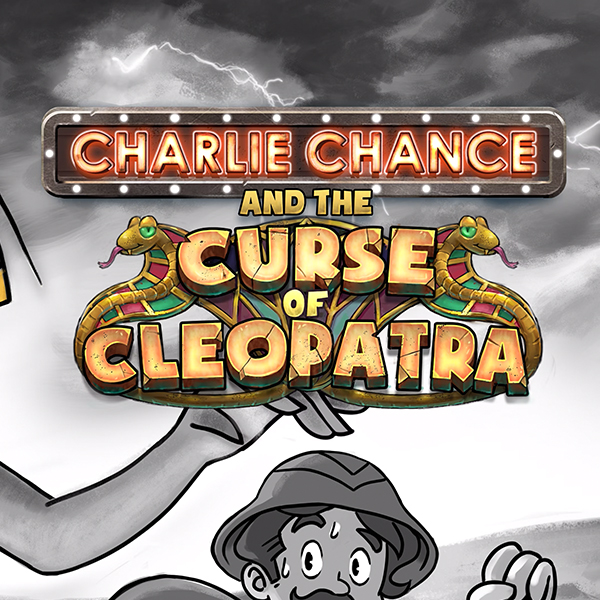Logo image for Charlie Chase and The Curse of Cleopatra Spielautomat Logo