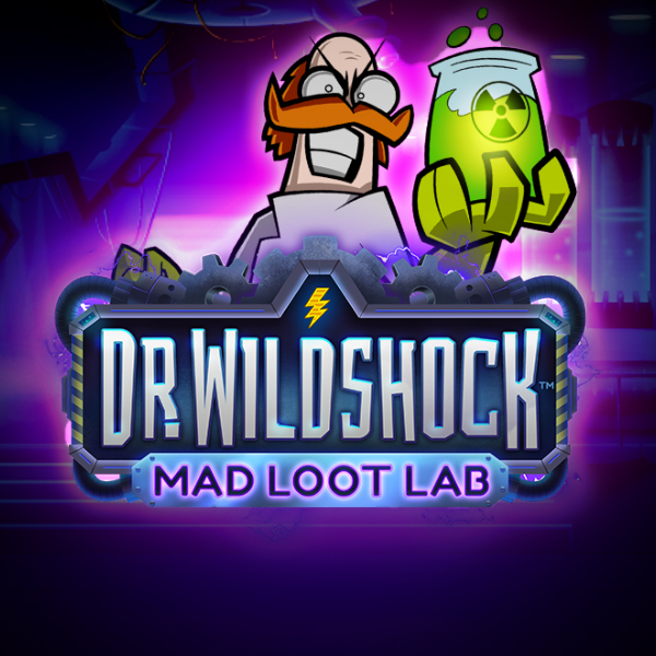 Logo image for Dr Wildshock: Mad Loot Lab Slot Logo