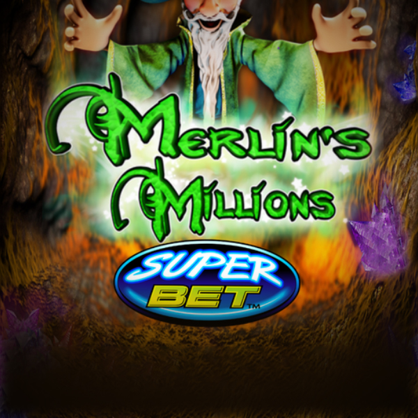 Logo image for Merlin's Millions Superbet Spielautomat Logo