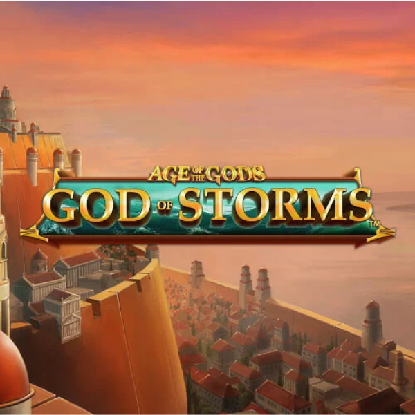 Image for Age of the gods god of storms Slot Logo