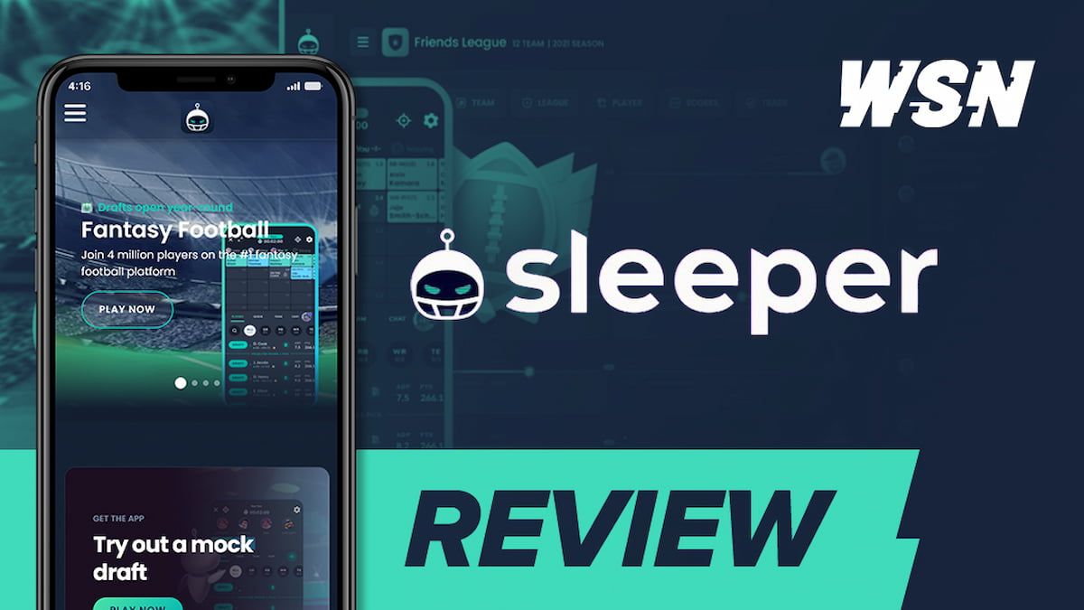 Sleeper Fantasy Review - Use Promo Code WSNSLEEP for a $100 Deposit Match