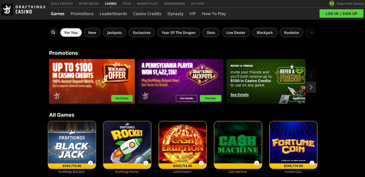 Best VIP Preferred Casino DraftKings