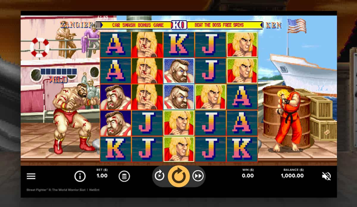 Street Fighters 2 NetEnt Game