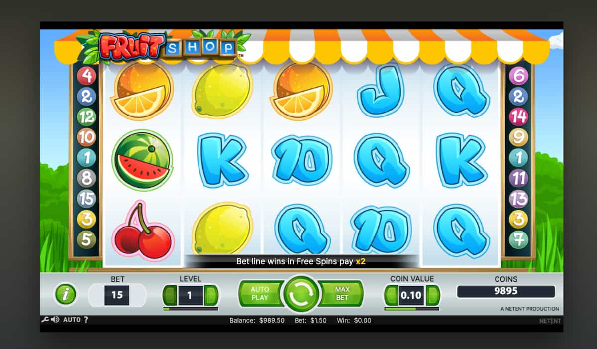 Fruit Shop NetEnt Game