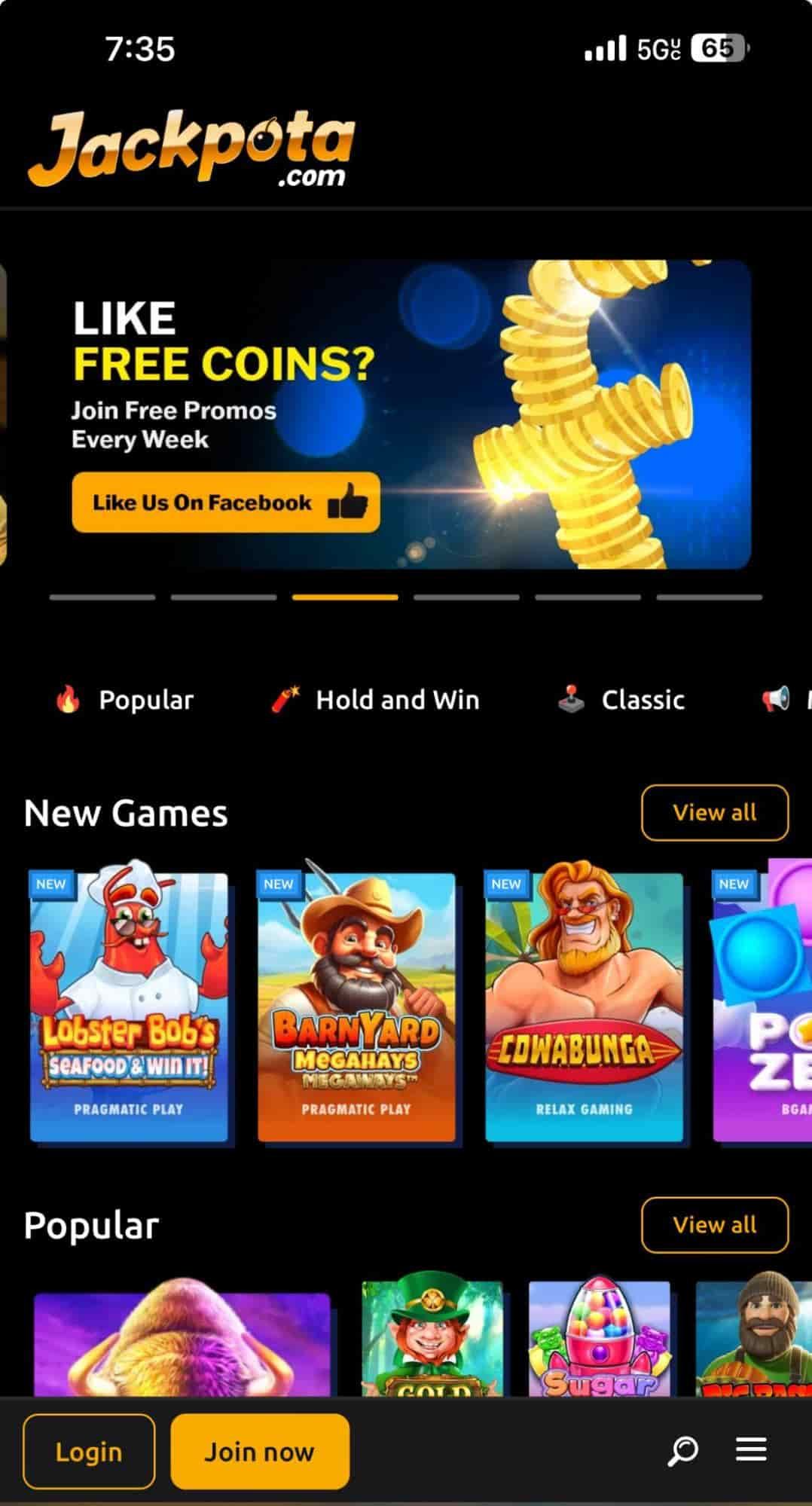 Jackpota Casino Review Mobile Experience