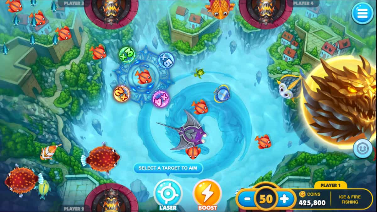 Fortune Wheelz Fishing Game