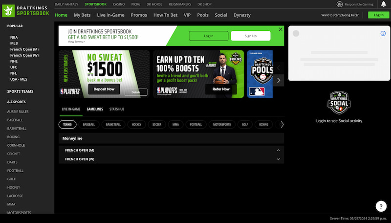 DraftKings Sportsbook Discover Card