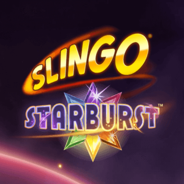 Logo image for Slingo Starburst Slot Logo