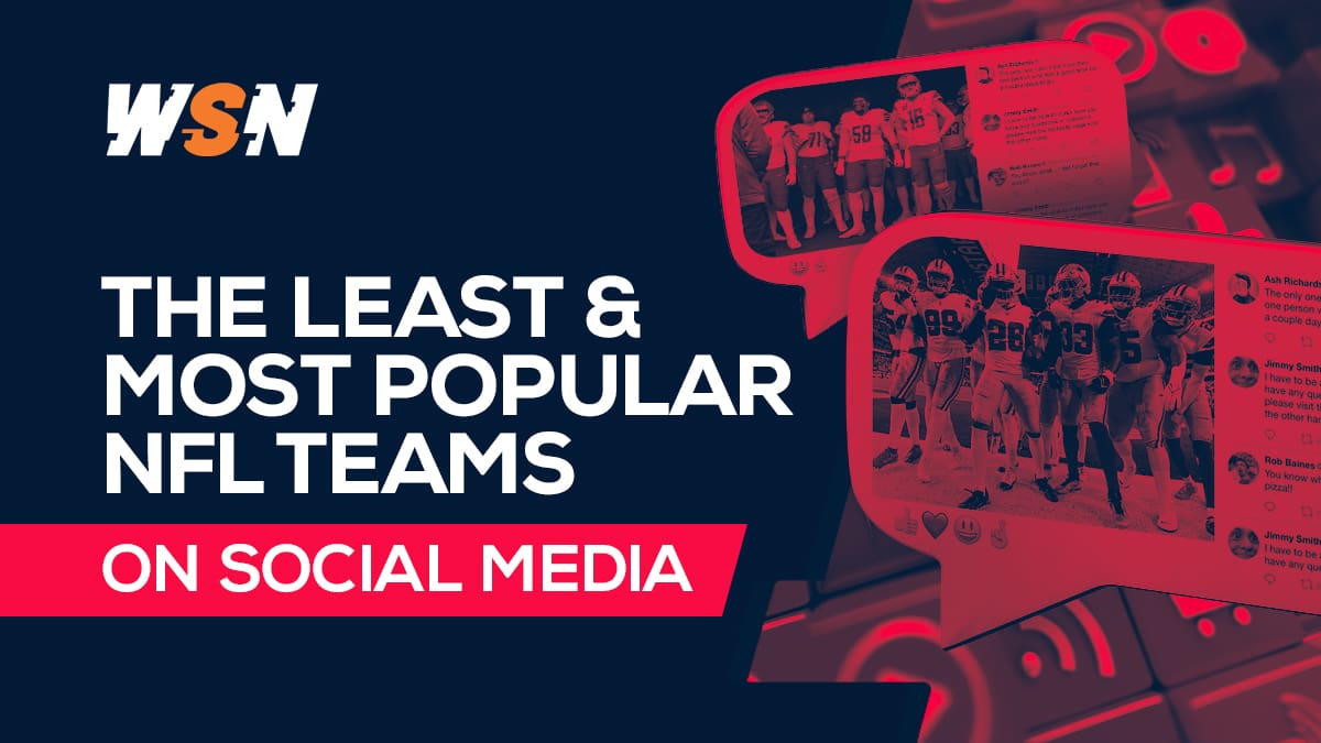 The Least and Most Popular NFL Teams on Social Media 2024