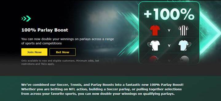 bet365 Parlay Boost Offer