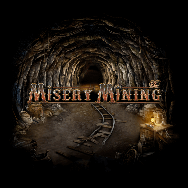 Logo image for Misery Mining Slot Logo