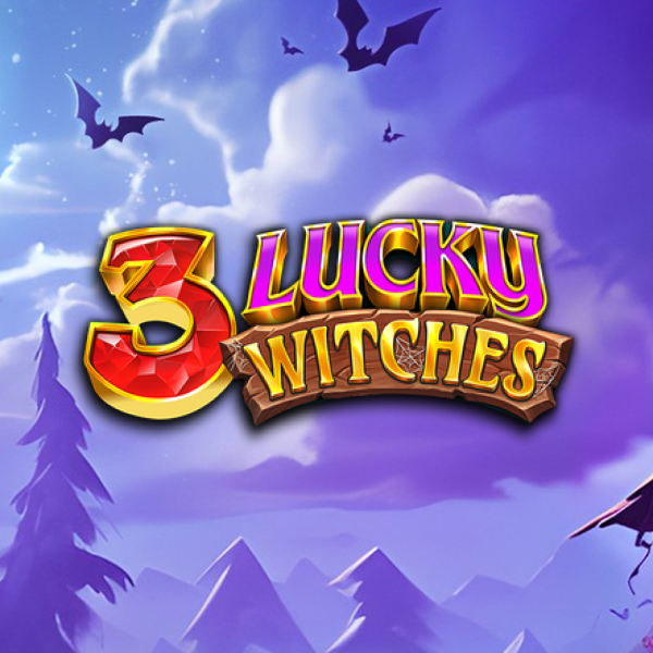 Logo image for 3 Lucky Witches Slot Logo